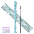 Hanaoyo Soprano Recorder Instrument German Style C Key 8 Holes  Sky Blue