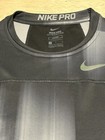Nike Pro Combat Fitted Hyperwarm Compression Shirt Black Mens Large