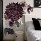  Large Flower Wall Art Decals 3d Boho Fabric Floral Wall 3d Flower And Leaves