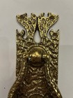 Solid Brass Door Knocker - Heavyweight - Made In Portugal-7  Tall X 2 1 2  Wide 