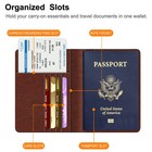 Passport Holder  Slim Travel Wallet Rfid Blocking Card Case Cover Passport Co   