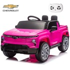 Kids Ride On Truck Licensed Chevrolet Silverado Electric Car Toy With Remote
