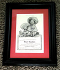 Post Toasties G g  Drayton  Pierson Magazine Advertising Vintage Framed