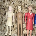 Vintage Dollhouse Dolls Family Lot Renwal Brother Sister Dad Mom Jointed Plastic