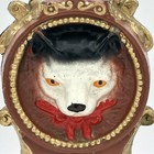 Vintage Cat mouse  Cast Iron Mechanical Bank Reproduction Book Of Knowledge Read