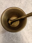 Vintage Solid Brass Mortar And Pestle Apothecary Pharmacy Herb Spice Grinder