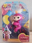 New Fingerlings Baby Monkey Pink Fiesta Exclusive Rare Party Hat     Free Shipping