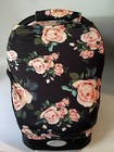 Whole Caboodle Car Seat Canopy 9pc Stretch Baby Car Seat Cover Headrest Black