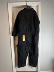 Carhartt Mens Loose Fit Washed Duck Insulated Coverall  Black  Xx-large Short Us