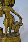 Antique Vintage Bronze Lord Shiva Statue Hindu Figurine Mahadev Idol 8 