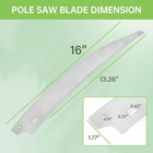 15  Pole Saw Blade For Fiskars Tree Pruner 6391 9388 9390 7889 7831 Silver