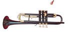 Trumpet Professional Model Jazz Instruments For Orchestra   Band Black Polish