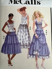 Mccall   s Vintage 80   s M8306 Patterns  Misses Dresses Plus Size 16-24