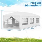 10 x30  Outdoor Party Wedding Tent Canopy 8 Sidewall Outdoor Gazebo Pavilion