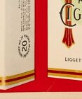 Chesterfield Cigarettes 1950s Original Sign Banner 19x42 25 Rare Hard To Find
