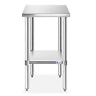 Commercial Stainless Steel Kitchen Food Prep Work Table - 18  X 24 