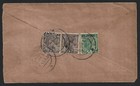 Burma 8 April 1937 Cover With A Combination Of Kgv India   Burma Stamps