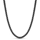 Wheat Chains For Men   Women - Silver  Black  14k Gold Plated Jewelry Necklace