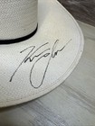 Kenny Chesney   Lone Star Band Signed Concert Cowboy Hat 6  3 4 White