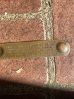 Vintage Advertisement Brass Ruler   Letter Opener Eastern Service Supply Co Mass
