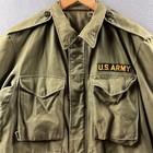 Vintage Us Army Field Jacket Mens Small Og-107 M-1951 Cotton Korean War 1950s