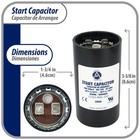 Appli Parts Motor Start Capacitor 400-480 Mfd  microfarads  Uf 250 Vac Universal