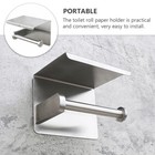 Toilet Roll Stand Tissue Box Cover Adhesive Paper Towel Holder