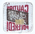 Schlitz Beer Patch Embroidered Vintage Caution Powered 3  X 3    3  C1975-85