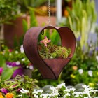 Heart Shaped Metal Plant Hangers Indoor Outdoor Gifts Garden Lovers Decor New