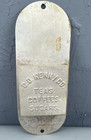 Antique C d  Kenny Co  Advertising Tin Wall Mounted Match Holder And Striker