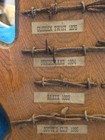 Western Americana Barbed Wire Display Cuts  Arizona State Shape 20 Cuts