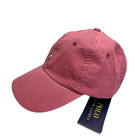 Polo Ralph Lauren Men s Pony Logo Dad Hat Red Adjustable Leather Strap Cap Nwt