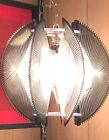 Vintage Mcm Lucite String Sphere Hanging Light Lamp Working Free Shipping