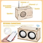 Stem Diy Bluetooth Speaker   Fm Radio Science Kit For Kids Ages 8-14 Gift
