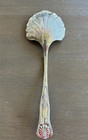 Vintage Godinger  kings  9 3 4  Silver Plated Clam Shell Shaped Serving Spoon