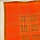 Vintage Mid Century Retro Space Age 70   s Throw Textile Dralon 58  X 49 