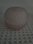 Vtg 1970s Indiana Glass Mount Vernon Fairy Lamp  Pale Pink blush  Frosted Glass
