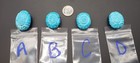 Carved Chinese Composite Turquoise  Beads