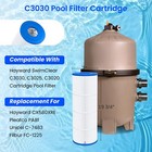 4-pack C3030 Pool Filter Cartridges Replacement For Hayward Swim Clear C580e