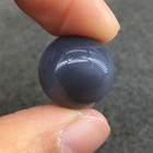  50pcs Wholesale Natural Gray Agate Ball Quartz Crystal Sphere Healing Gem 15mm