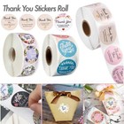 1 0  1 5  Thank You Stickers Rolls For Baking Packaging Envelope Small Business