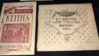  group Of 4  Vintage 1902-1926 Keith s Theatre Programs   Booklet - Boston  Mass