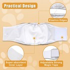 Reusable Wrap Diapers For Male Dogs  Washable Puppy Belly Band Pack Of 3