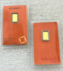 Valcambi Mint 1 Gram Gold Bar In New Assay Card Of 999 9 Fine Gold 1g Bar