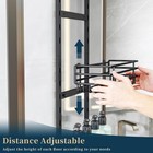 Over The Door Shower Caddy - 5 Tier Adjustable Shower Organizer Hanging