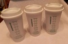 Starbucks Reusable 16oz Grande Plastic Travel Coffee Cup Tumblers With Lids  3  