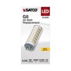Satco S12326 - 6 5 Watt Mini Led Bulbs - G8 Base - 3000k   2  5  10 Or 20 Pack 