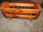 Vintage Baby Doll Rocking Cradle Crib Solid Wood With Free Bedding   Doll