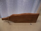 Spanking Paddle - Unfinished Wood With Live Edge  Leather Strap  18  X 6  X  75 