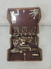 Antique Style  3 Singer Oak Sewing Puzzle Box With Machine Parts 1889 Patent